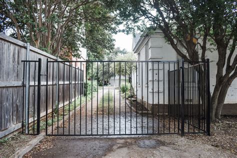 Driveway Gate Kit Wrought Iron Single Pickets Standardgates Custom