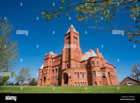 Exterior view of the famous Westminster Castle at Westminster, Colorado ...