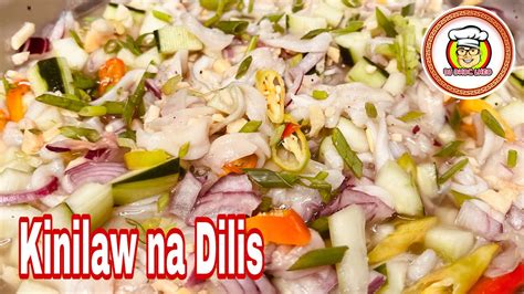 Kinilaw Na Dilis Recipe Kinilaw Na Isda Youtube