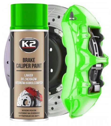 K2 BRAKE PAINT LAKIER DO ZACISKÓW ZIELONY 400ml L346ZI za 29 90 zł z