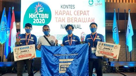 Undip Borong Juara Kontes Kapal Cepat Tak Berawak Nasional