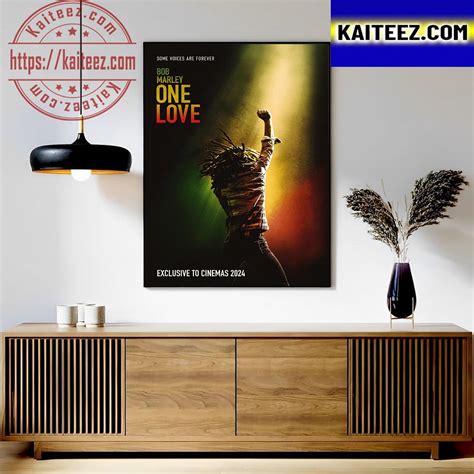 Some Voices Are Forever Bob Marley One Love Movie In Cinemas 2024 Art Decor Poster Canvas - Kaiteez