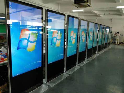 55 Inch Oem Commercial Kiosk Hd Ir Touch Lcd Ad Player Interactive