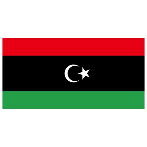 Libya Flag Map Png