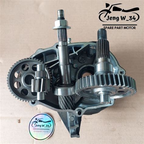 Jual Crankcase Blok Rasio Gearbox Gigi Gardan Transmisi Genio Beat