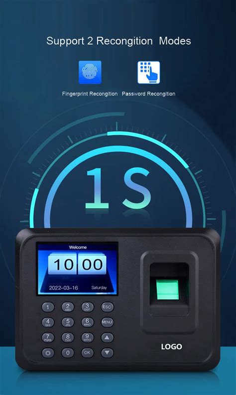 Biometric Fingerprint Time Attendance Recording Fingerprint Time