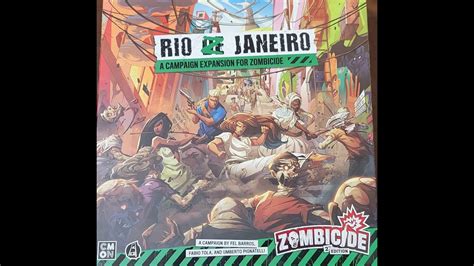 ZOMBICIDE 2nd Edition Rio Z Janeiro Expansion Set Unboxing YouTube