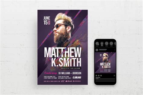 Music Event Flyer Template [PSD] - BrandPacks