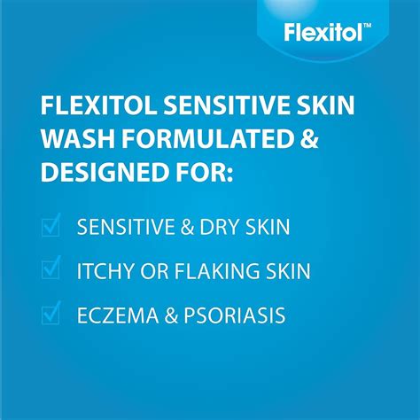 Flexitol Eczema And Dermatitis Cream Sensitive Skin Wash Soothing Relief For Irritated Skin