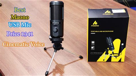 Best USB Mic Maono AU PM461TR USB Condenser Mic For PC Laplotop And