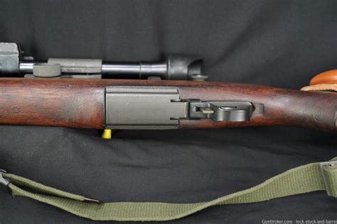 Wwii Springfield M D Garand Sniper M Scope Semi Auto Rifle C R