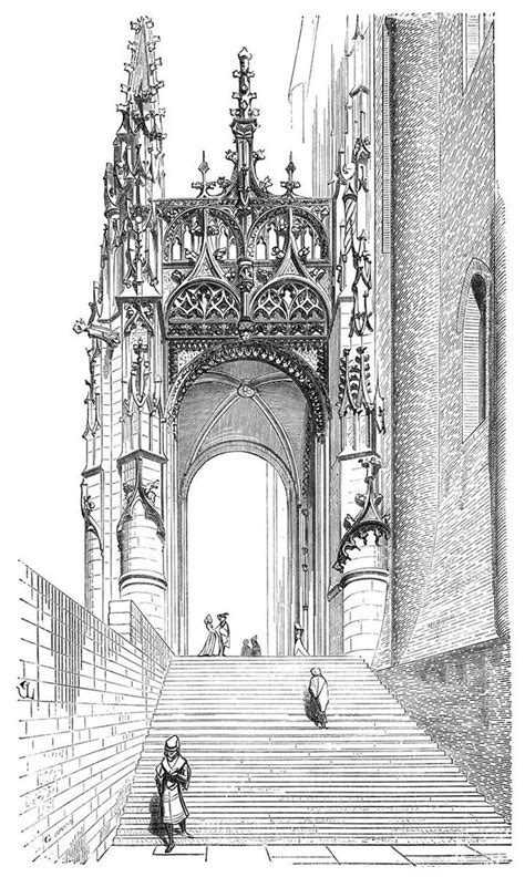 Gothic Architecture Drawings