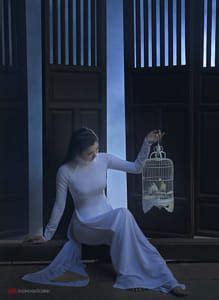 Nude Art by Ngô Lập Đức 500px Ao dai Vietnamese traditional dress Vietnam girl