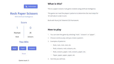 Rock Paper Scissors AI - Cloudbooklet