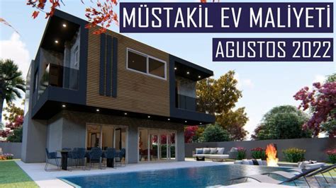 Müstakil Ev Maliyeti 2022 Havuzlu Villa İnşaat Maliyeti Müstakil Ev