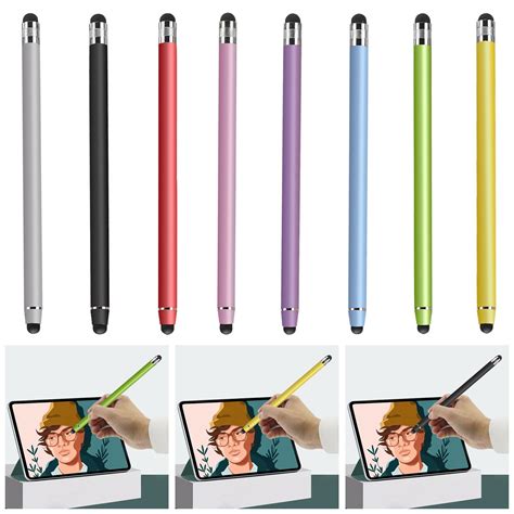 Mkjlwj Tip Capacitive Stylus Pen For Smartphones And Tablets Rubber Tips