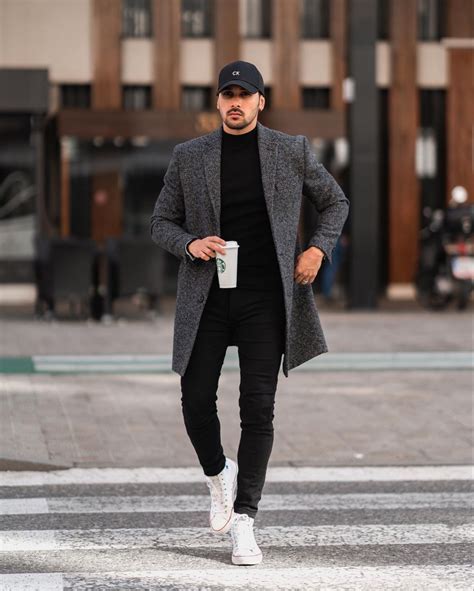 Top 60 Imagen Abrigo Gris Outfit Hombre Abzlocal Mx