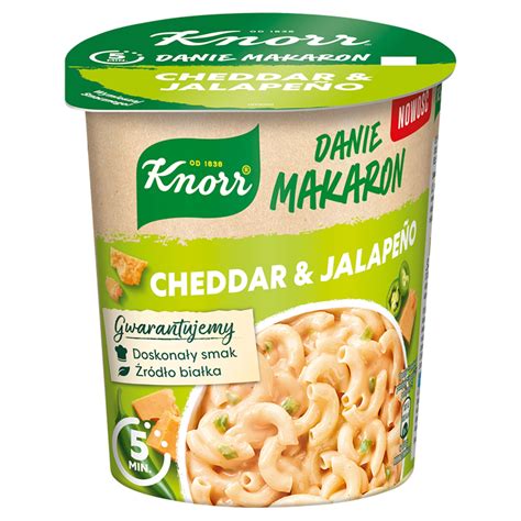 Knorr Danie Makaron Cheddar Jalapeno G Kr Tki Termin