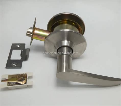 Hotel Connecting Door Lever Lock With Single Sided Handle And Blank ...