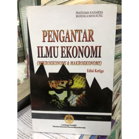 Jual Buku Pengantar Ilmu Ekonomi Mikroekonomi Makroekonomi Prathama