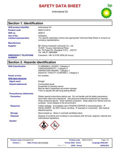 Bp Pds Msds Search Off Sewardjohnsonatelier Org