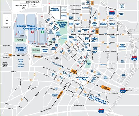 Map Of Downtown Atlanta Ga