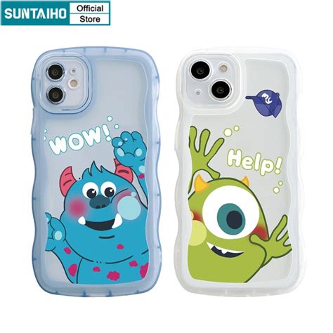 Jual Suntaiho Soft Case Silikon Transparan Motif Monster Mata Besar