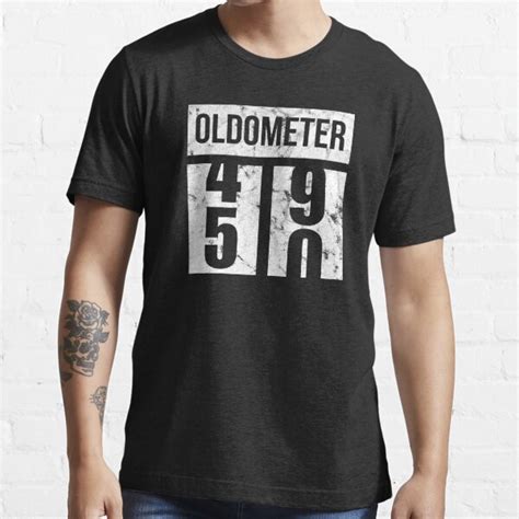 50 Oldometer 50th Birthday T Idea T Shirt For Sale By Haselshirt