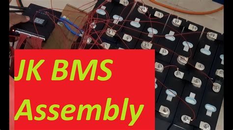 Jk Bms Assembly With Ah S V Lfp Battery Youtube