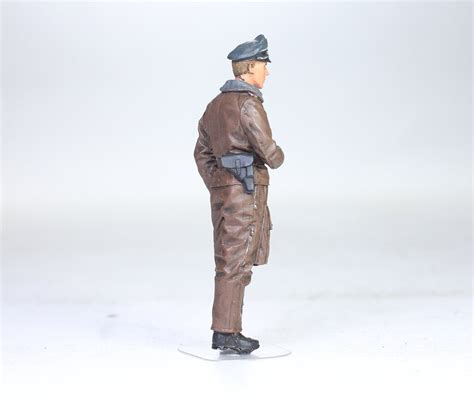 Painted Figure German Luftwaffe Ace Pilot Wwii Scale Etsy