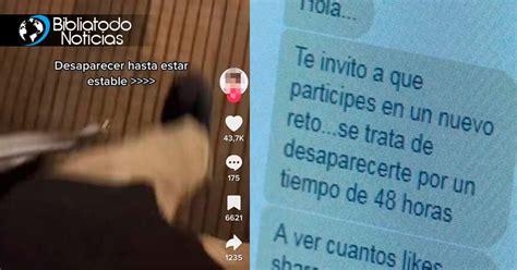 Atenci N Nuevo Reto Viral De Tik Tok Desaparecer Horas Pone En