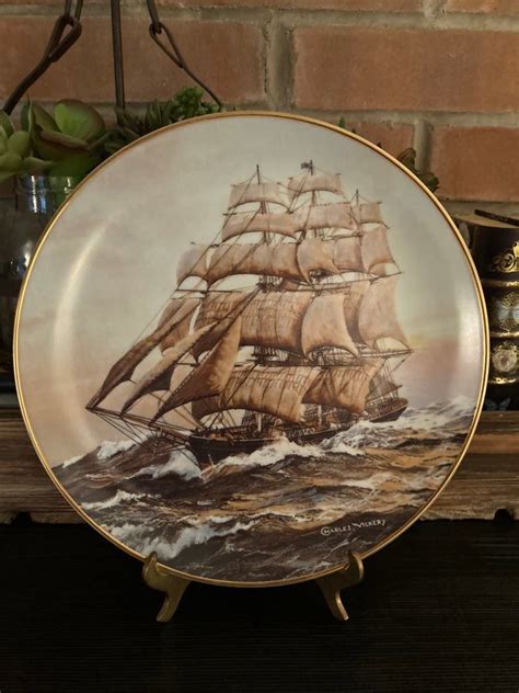 W S George Vintage Collectors Dish From The Golden Age Of Clipper