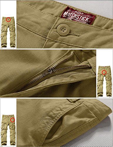 Match Men S Wild Cargo Pants Khaki 32 Pricepulse