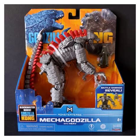 Playmates Monsterverse Godzilla Vs Kong Mechagodzilla W Heav New