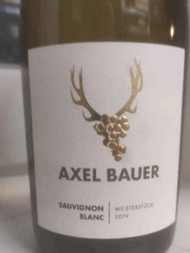 Weingut Axel Bauer Meisterst Ck Sauvignon Blanc Vivino Us