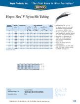 Heyco Flex V Nylon Slit Tubing Heyco Pdf Catalogs Technical