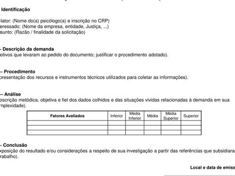 Exemplo De Relat Rio Psicol Gico Guia Completo E Modelos Pr Ticos