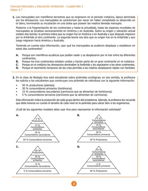 Cuadernillo Ciencias Naturales Y Educacion Ambiental Pdf Descarga