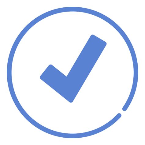 Success Generic Blue Icon