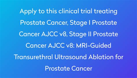 Mri Guided Transurethral Ultrasound Ablation For Prostate Cancer