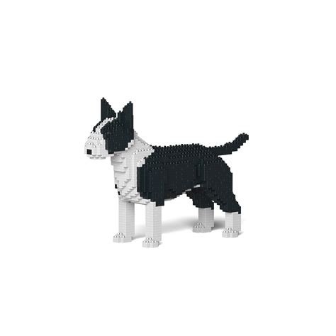 Jekca English Bull Terrier Dog 01s M01 Lego Sculpture