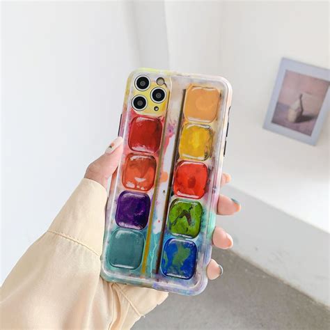 Paint Palette Iphone Case Art Themed Phone Case Iphone Etsy