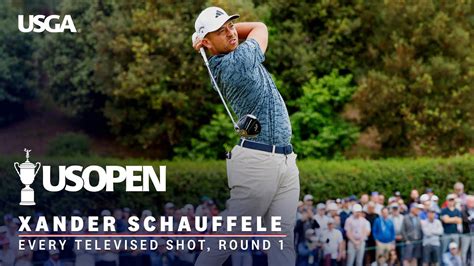 2023 U S Open Highlights Xander Schauffele Round 1 Every Televised