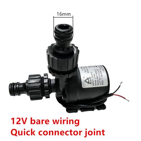 Water Pump 12v High Pressure Ultra Quiet Solar Dc 24v Lift 5m 800lh Brushless Motor Submersible