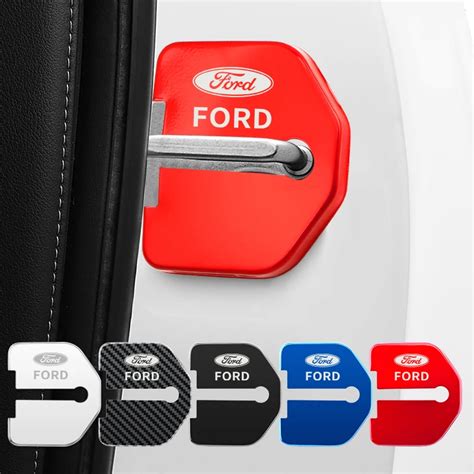 Pcs Door Lock Decoration Protection Cover Emblem Case For Ford Kuga