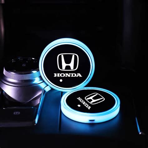 Sottobicchieri LED Honda Auto Logo Accessori CarLEDLogo