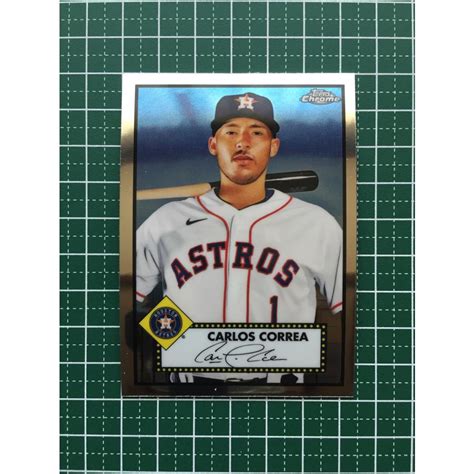 TOPPS CHROME MLB 2021 PLATINUM ANNIVERSARY 274 CARLOS CORREA HOUSTON