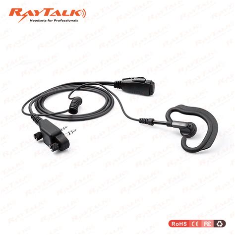 Raytalk Em A G Hook Wire Earpiece With In Line Mic Ptt For Two