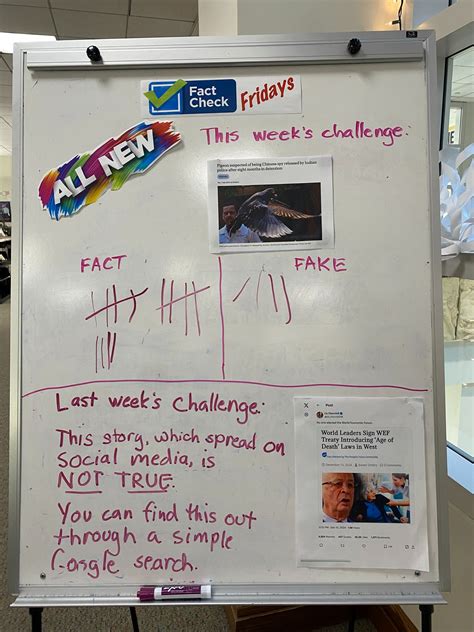 ️ We love when educators share news literacy examples from the