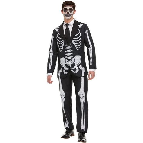 Adult Skeleton Suit Costume In 2024 Mens Halloween Costumes Costumes